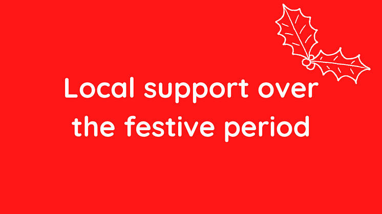 Local support over the festive season