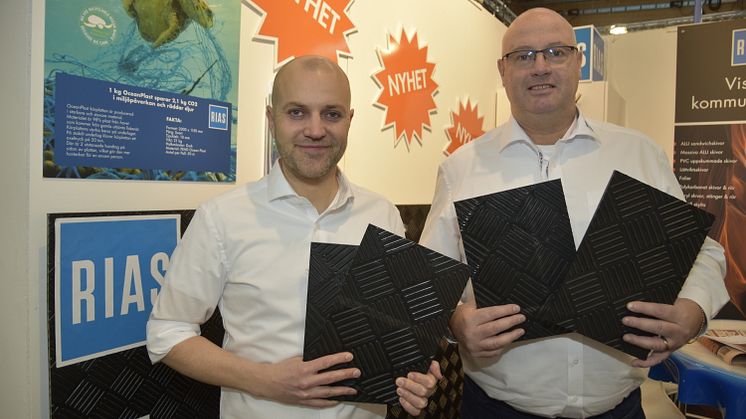 Elmia Subcontractor var en given plats för oss att lansera GLS Industries, säger vd Jens Petersson (tv) och marknadschef Anders Larsson (th).