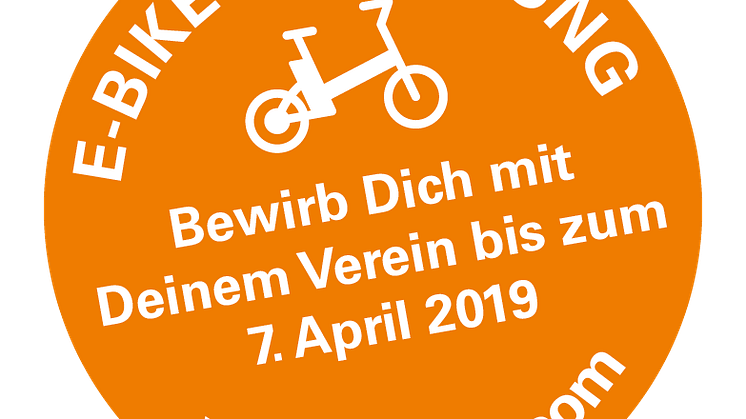 Heute durchstarten - Morgen E-Mobil sein! Gewinnen Sie eins von 20 E-Bikes für Ihren Verein!