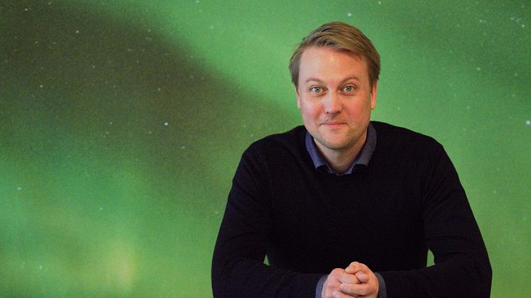 Anders Rebbling, doktorand på institutionen för tillämpad fysik och elektronik. Foto: Eleonora Boren