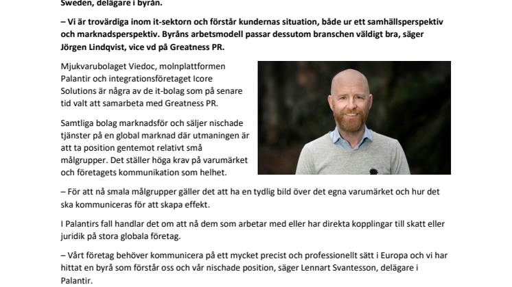 Stort sug efter varumärkesstrategi – Greatness PR växer i it-branschen