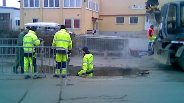 Fjärrvärmeläckage