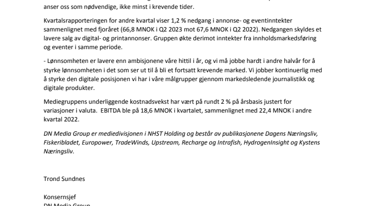 DN-gruppen fortsetter den digitale abonnementsveksten