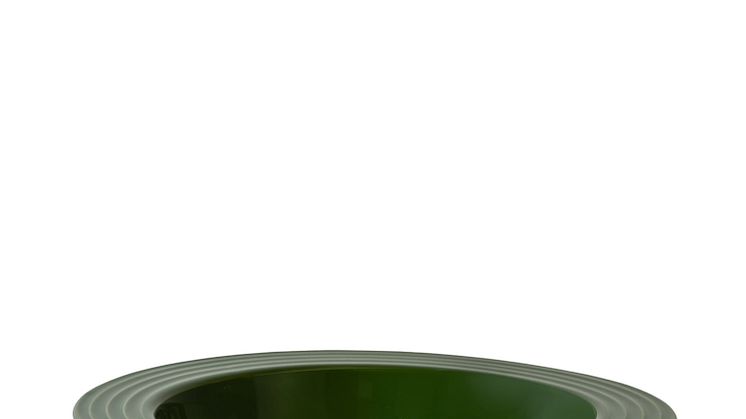 Coffee & More deep plate green
