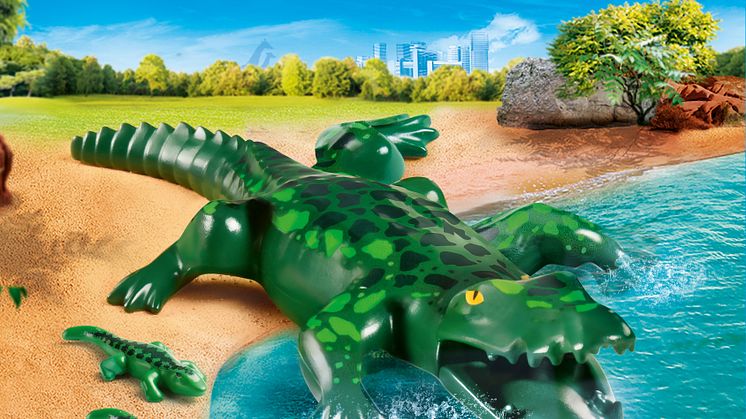 Alligator mit Babys (70358) von PLAYMOBIL
