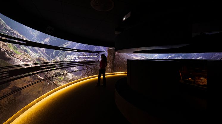 360-graders film i utställningen ""We Are Seediq". Foto: Karl Zetterström