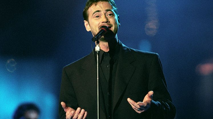 Christer Björkman vid ESC i Malmö 1992