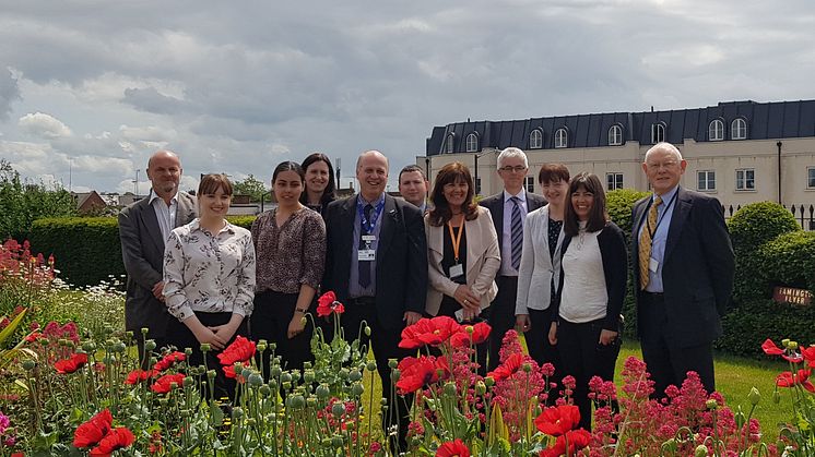 Heart of England CRP founding members at Leamington Spa railway station