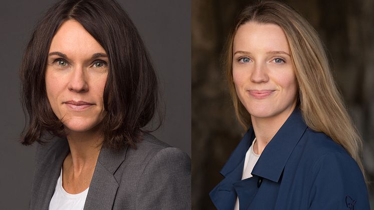 Ingeborg Stana (OsloMet) og Veronika Lundqvist (BONO) holder innlegg på medlemskvelden. Foto: Ansgar Valbø.