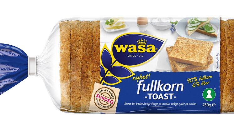 Nya Wasa Toast – Härligt frasiga på utsidan, saftigt mjuka på insidan