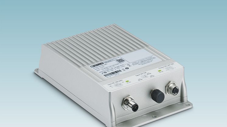 Power supply with IP67 degree of protection