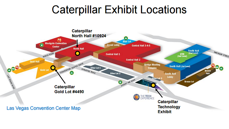 ConExpo 2017 - Cat monter
