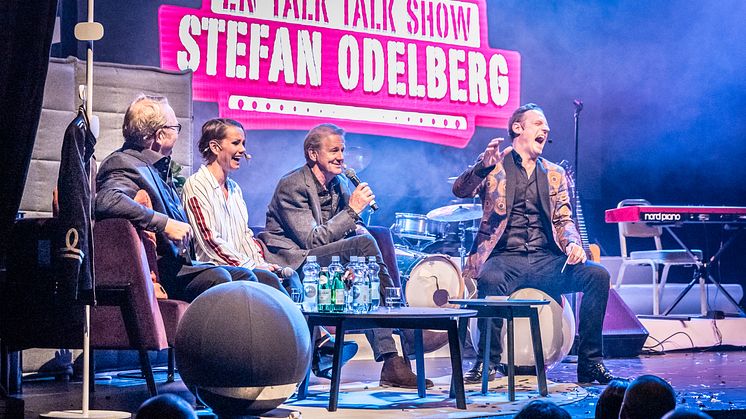 Stefan Odelberg - En av Sveriges bästa underhållare när det kommer till att hålla publiken på halster ”En Talk Talk Show” kommer nu till Hamburger börs!