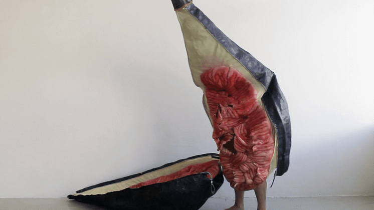 Ingela Ihrman, Ett fikon, 2020. Stillbild från video (något beskuren). Courtesy konstnären. Ingela Ihrman, One Fig, 2020. Video still (slightly cropped). Courtesy of the artist.