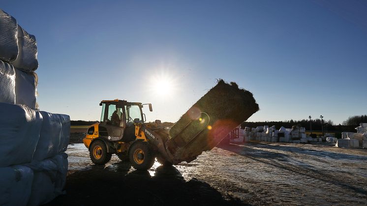 Volvo L25 Electric i balhantering