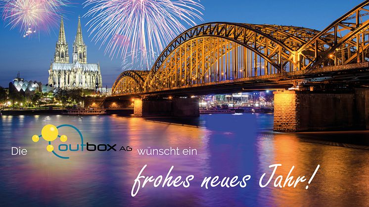 Happy New Year 2023 - outbox AG wünscht alles Gute zum neuen Jahr!