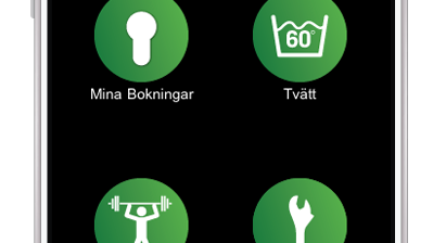 Boka tvättstugan i iPhone