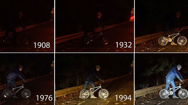 Se så mye bedre billysene har blitt på 109 år!