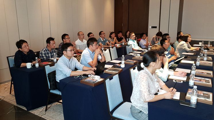 23 participants from Epiroc in Nanjing China attended the seminar held by DeltaNordic.