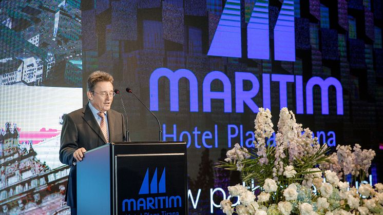 Opening speech: Peter Wennel, Chief Operating Officer of HMS Hotel Management Services International GmbH.