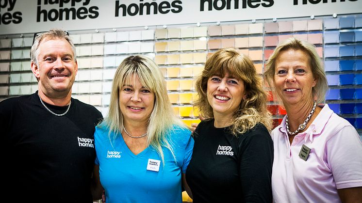 Happy Homes Färgtrend flyttar till handelshuset Vimpeln