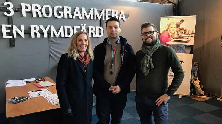 Sigma IT Consulting och Kodcentrum är på plats för att inspirera barn att programmera på Vetenskapsfestivalen i Göteborg.