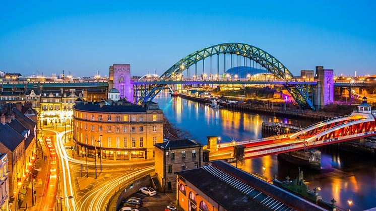 The Quayside in Newcastle