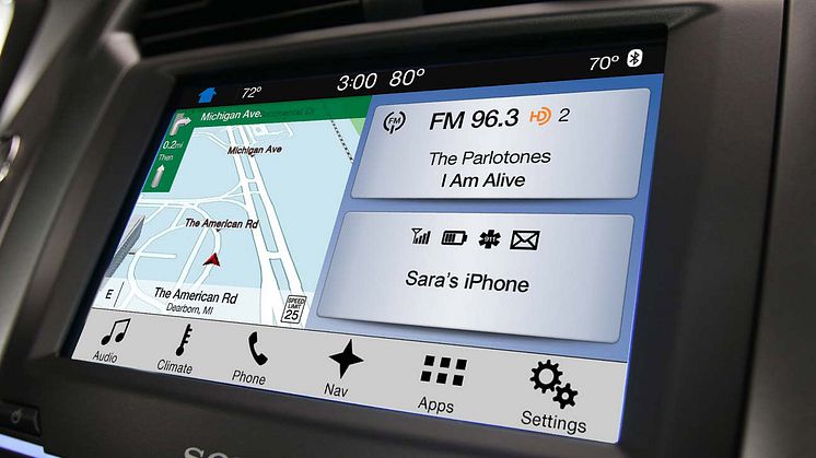 Ford tilbyder gratis opdatering af SYNC 3