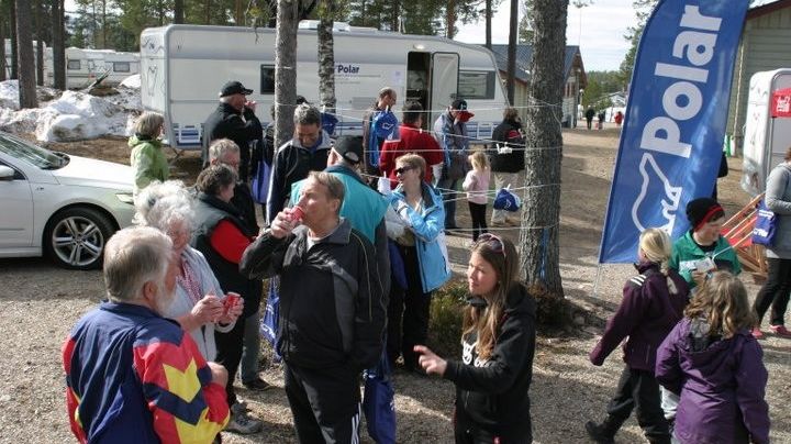 Polarvagnen håller minimässa på Caravan Club Tandådalen