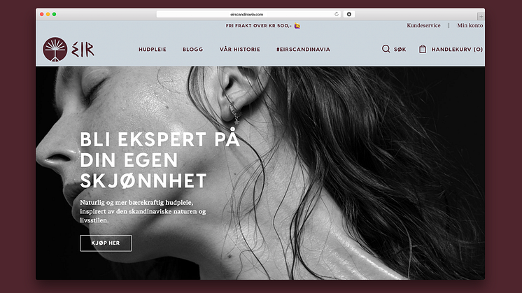 ​Introduktion av det nya organiska hudvårdsmärket EIR Scandinavia