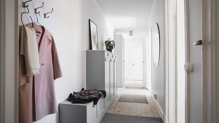 Få en välkomnande och praktiskt hall