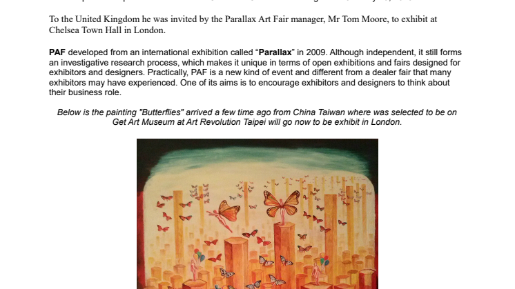 After New York the art of the Portuguese Artist Santiago Ribeiro will be in London