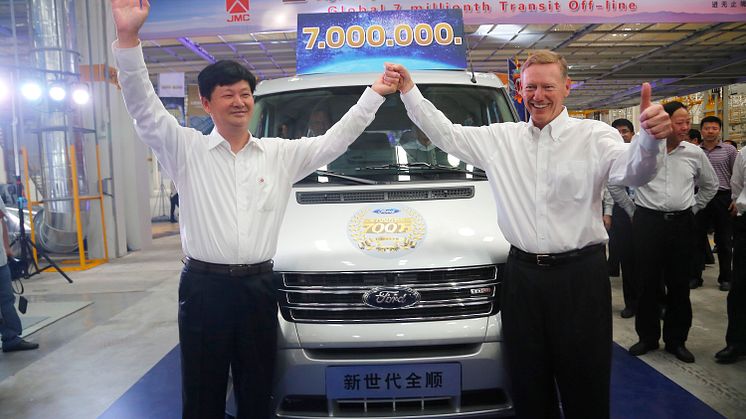 Ford har bygget Transit nr. 7 millioner