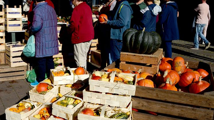 Bunte Produktvielfalt beim Bauernmarkt vom 5.-7. Oktober in der Kieler Innenstadt