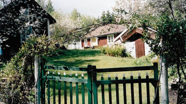 Brita Oskarssons torp i Nykil som hon skänkt till förmån för forskningen. Foto: Brita Oskarsson