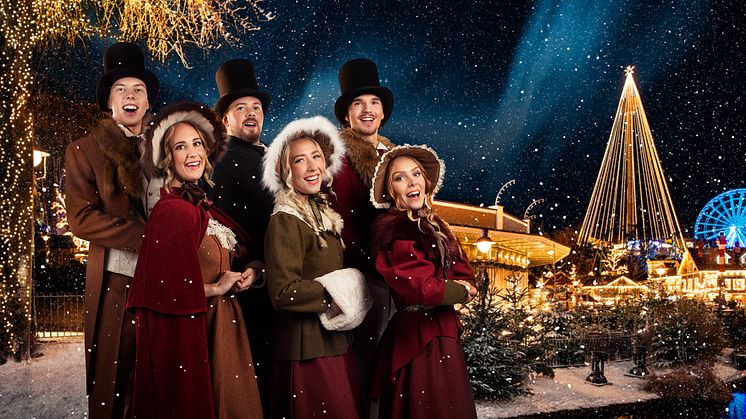 Körsång på Lilla Scenen under Jul på Liseberg
