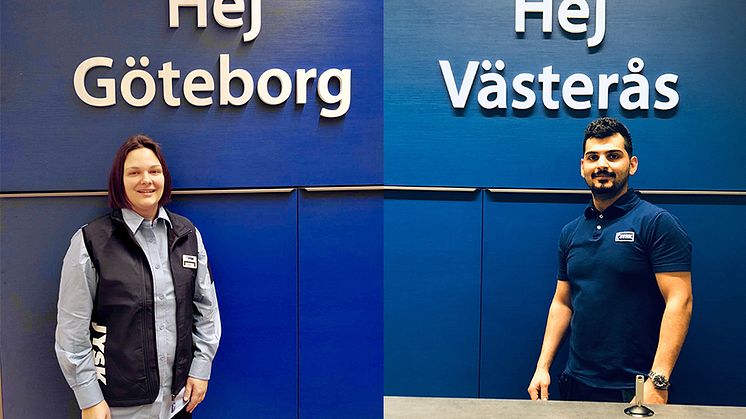 Sara Karlsson i Gamlestaden och Mustafa Saudi i Erikslund är redo för att öppna nya butiker den 21 februari.