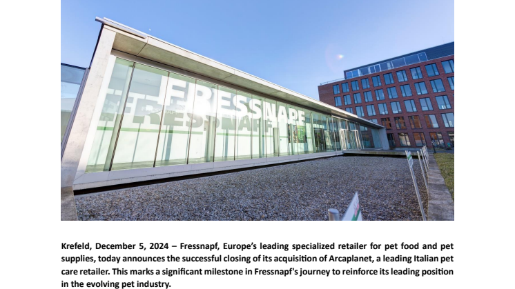 20241205_Fressnapf_Press Release_Arcaplanet Closing.pdf