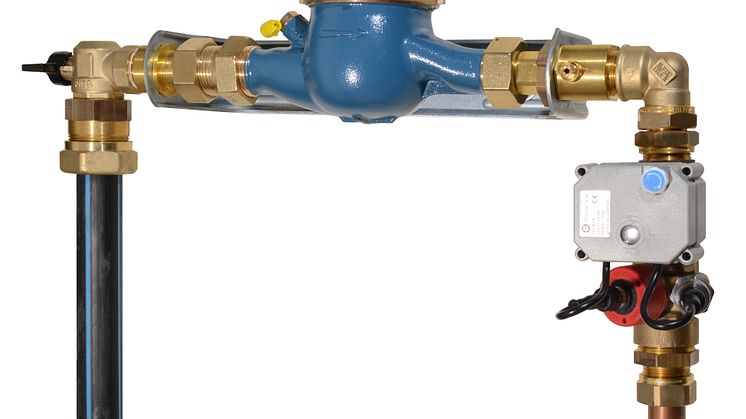 Installerad vattenfelsbrytare