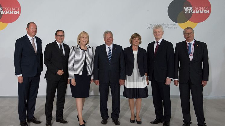 Gauck bei der Initiative WIRZUSAMMEN