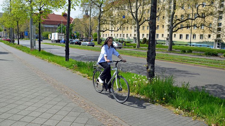Velo-city - Radweg zur Leipziger Messe
