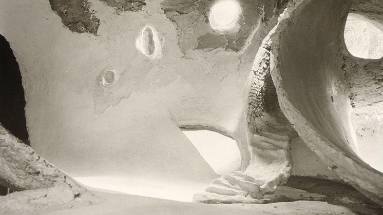 Frederick Kiesler, modell Endless House, interiör, New York 1959 © 2014 Austrian Frederick and Lillian Kiesler Private Foundation, Vienna