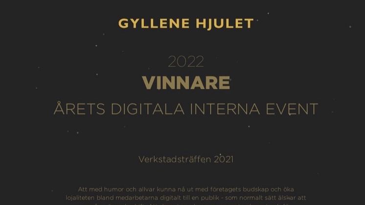 Autoexperten, tillsammans med United, vinnare av Gyllene Hjulet 2022.