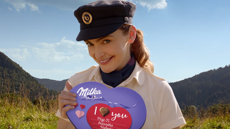Z Milka valentýnské kampaně