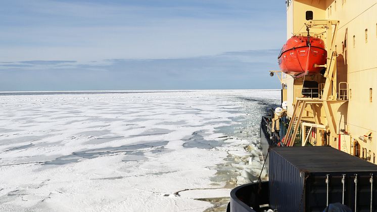 Halvtid för polarforskningsexpedition 
