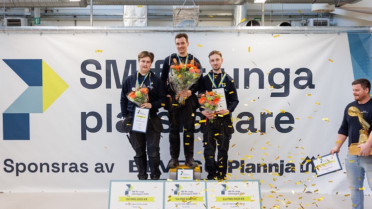 SM-medaljörerna i SM för unga plåtslagare 2025