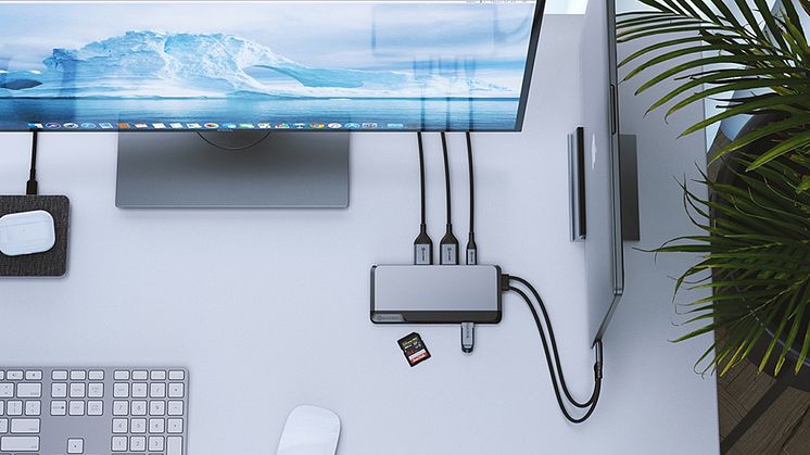 Äntligen 4K & 60Hz med nya kraftfulla bildskärmsadaptern ALOGIC 10-in-1 USB-C Super Dock