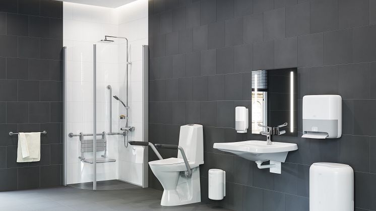 Yleisten wc-tilojen suunnittelussa annetaan paljon painoarvoa hygienialle ja puhtaanapidolle. Etenkin toimintarajoitteisten asiointia helpottavat ergonomiset saniteettikalusteet.