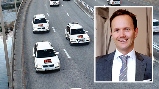 Securitas Sveriges nästa vd, Carl Dahlén.