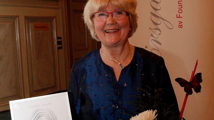 ​Margareta Jonsson från Polarbröd tilldelades utmärkelsen Årets Förebildsentreprenör på Entreprenörsgalan Norr